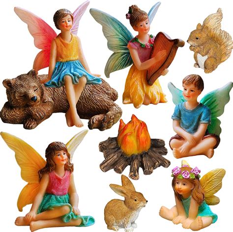 small fairy figurines|small garden fairies for outdoors.